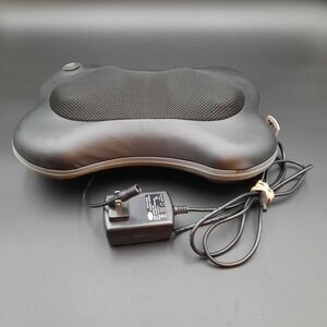 Zyllion Shiatsu Back and Neck Massager with Heat Black ZMA-13-BK